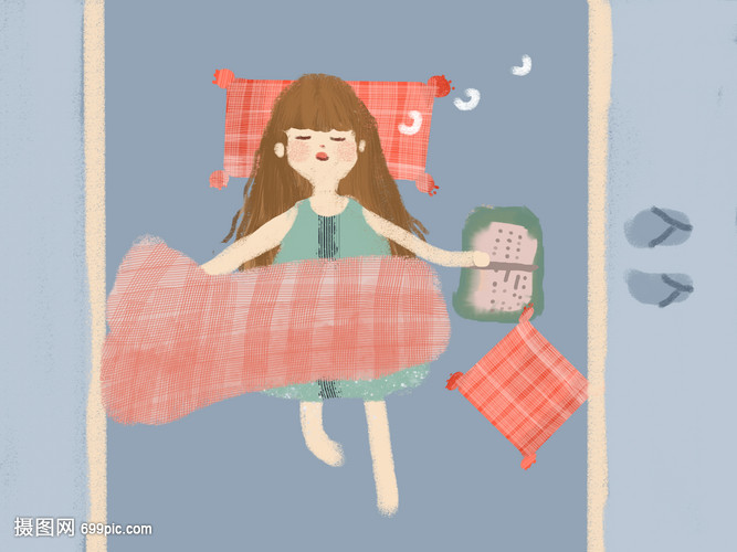 手绘小a女生在睡觉的小女孩女生百度小说云网游图片