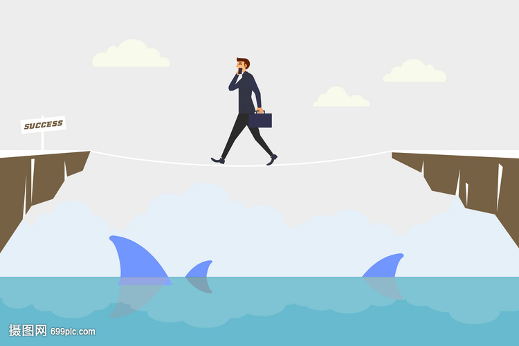 商务人士寻找商机背景