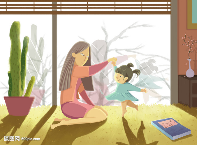 跟妈妈一起跳舞