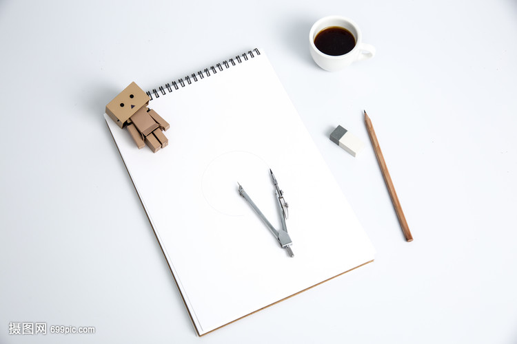 创意简洁办公桌面摆拍