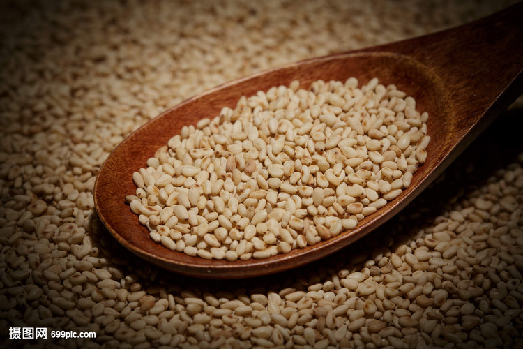 熟芝麻特写拍摄