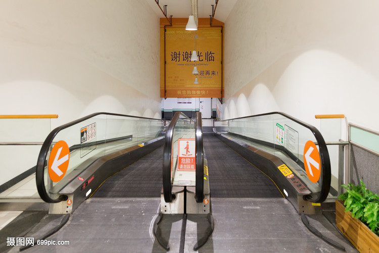 城市超市设施电梯展示