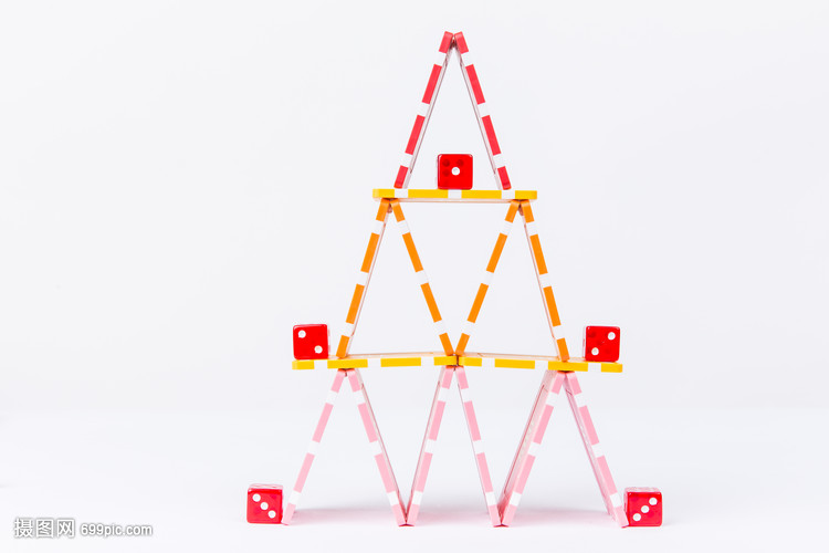 团队合作筹码骰子创意摆拍