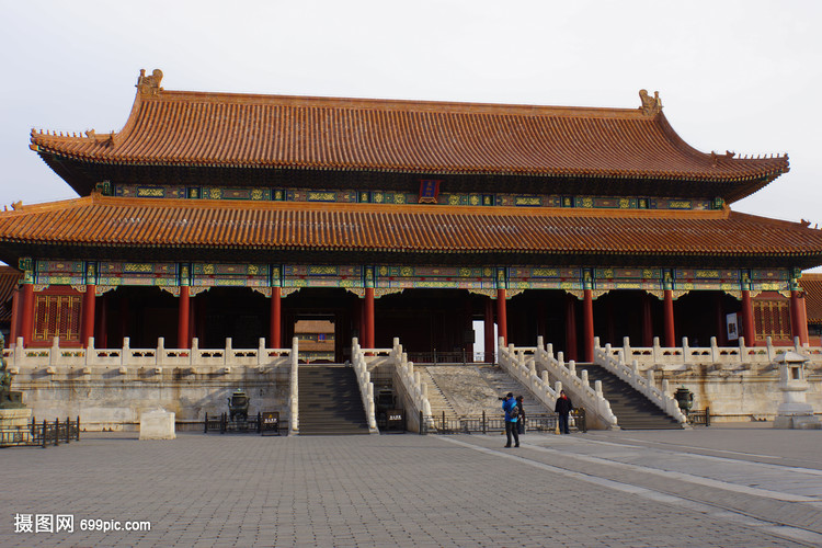 北京故宫建筑风光