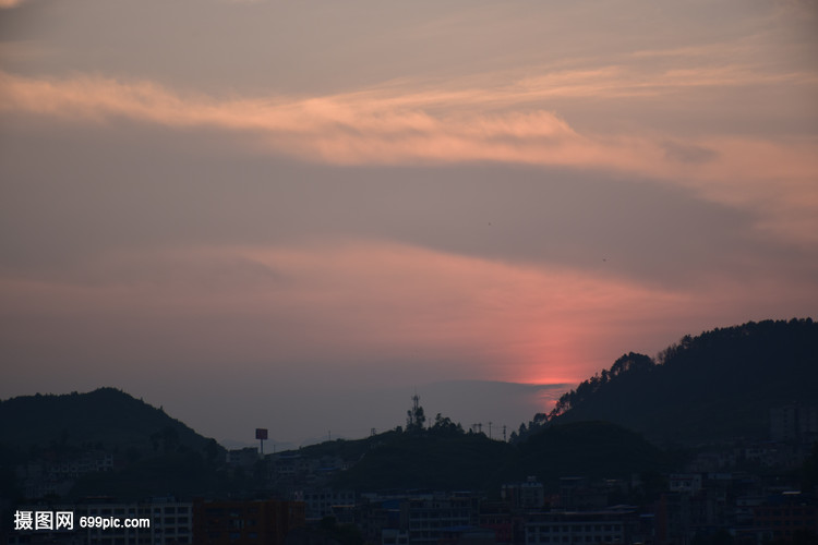 贵州遵义习水县城和周边环境的一些风景