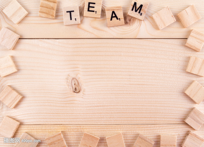 团队英文字幕概念背景素材