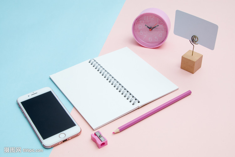 小清新桌面平铺拍摄素材