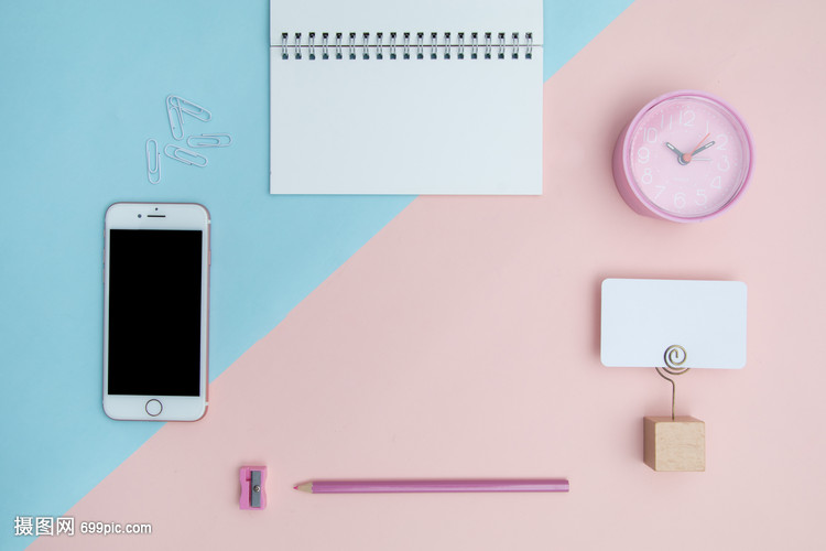 小清新桌面平铺拍摄素材