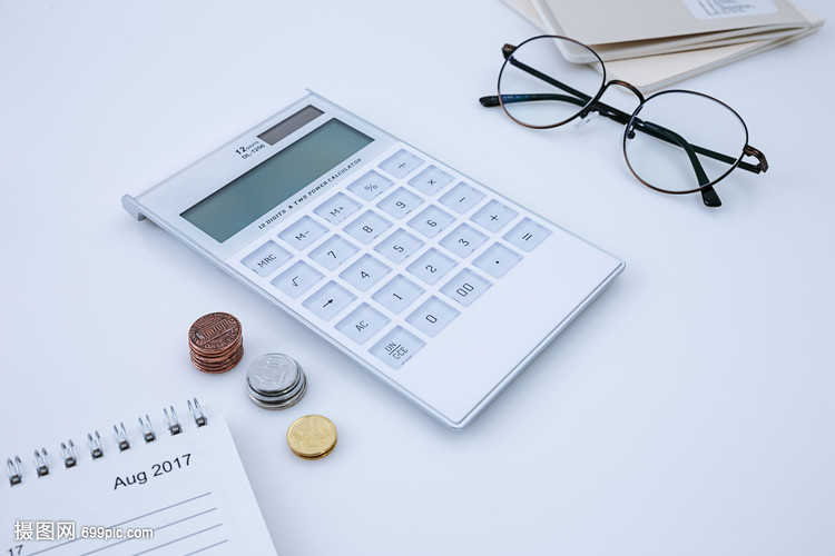 商业办公会计计算器桌面