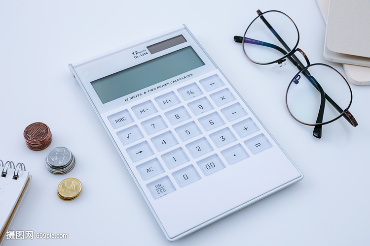 商业办公会计计算器桌面