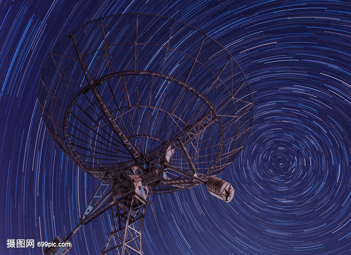 北京天文台夜空星轨