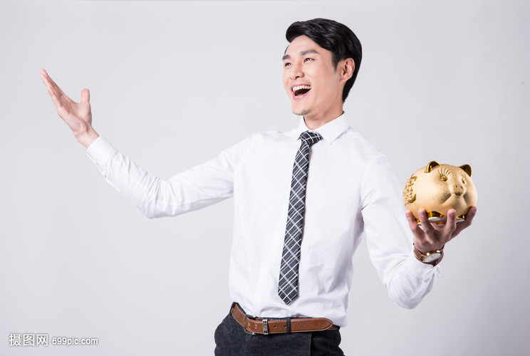 金猪存钱罐理财产品推销人员