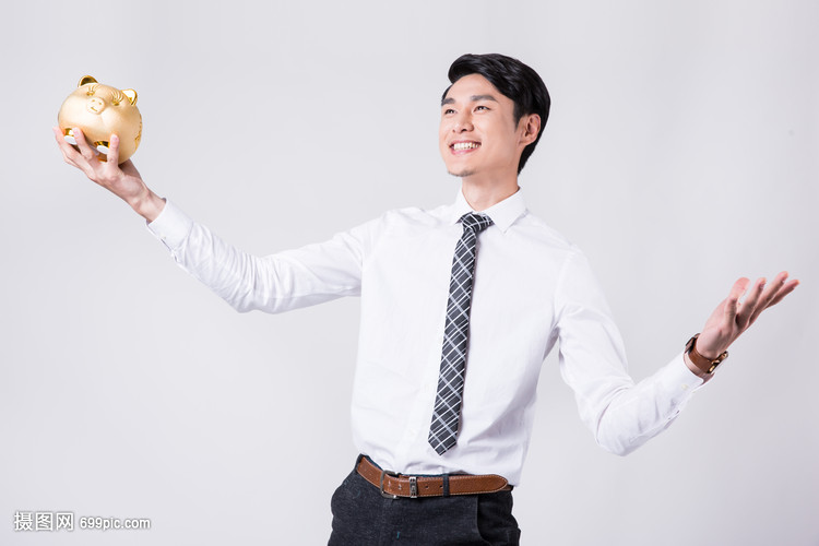 金猪存钱罐理财产品推销人员