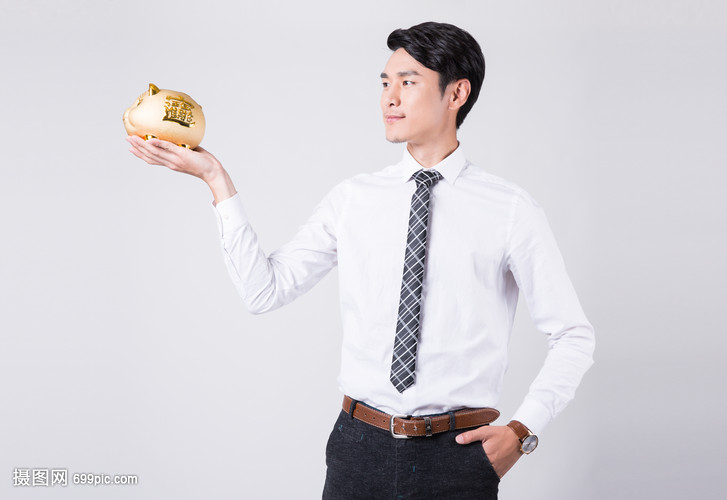 金猪存钱罐理财产品推销人员