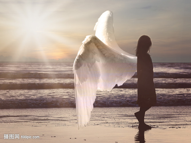 女人背后的翅膀