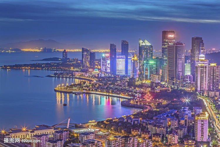 繁华的城市夜景