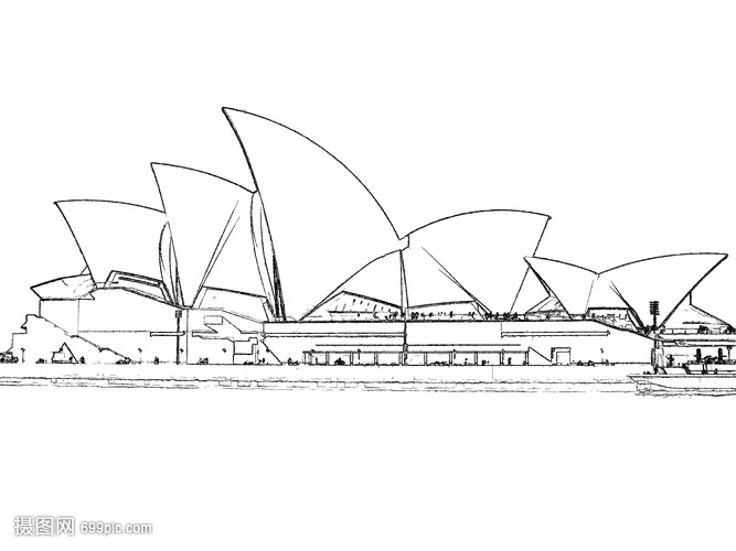 悉尼的著名歌剧院图片