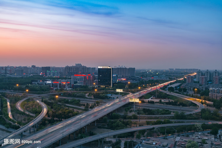 北京五环路交通立交桥