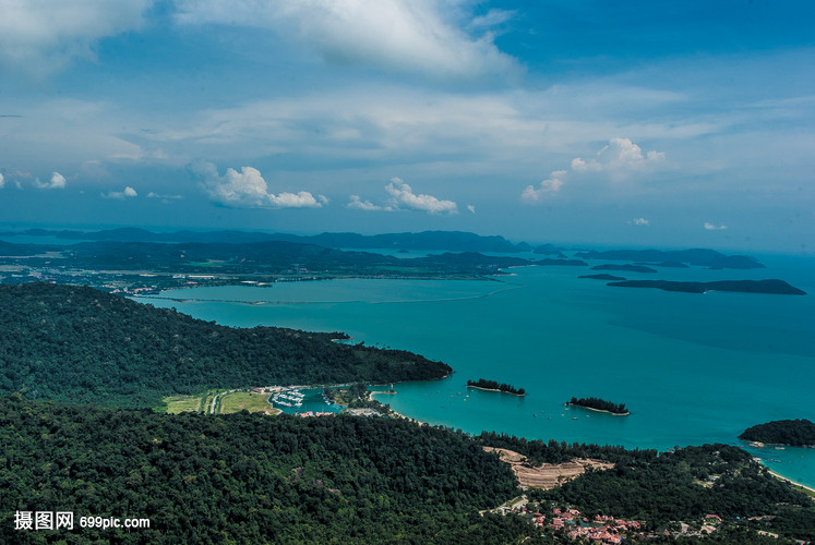 马来西亚兰卡威旅游城市全景