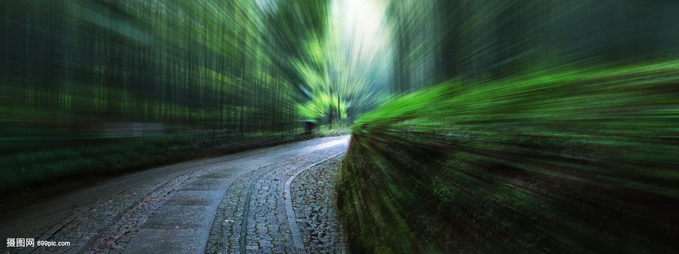 森林时光穿梭背景