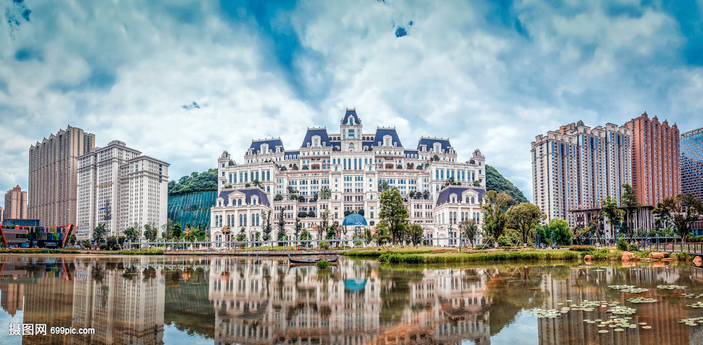 贵阳花果园白宫城堡童话唯美全景