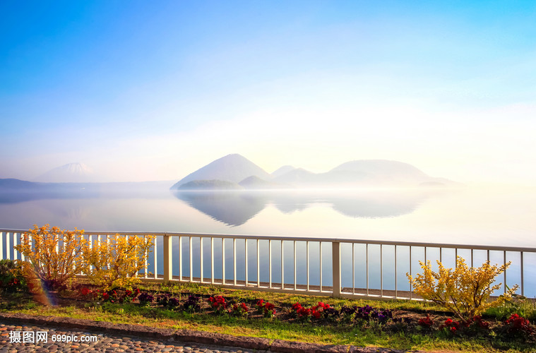 北海道洞爷湖清晨