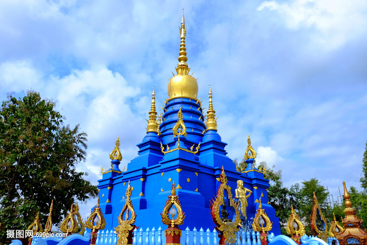 泰国清莱蓝庙