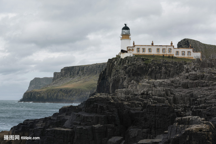 英国苏格兰天空岛的灯塔