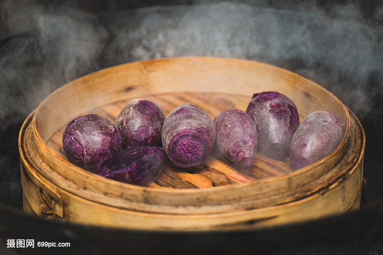 蒸紫薯