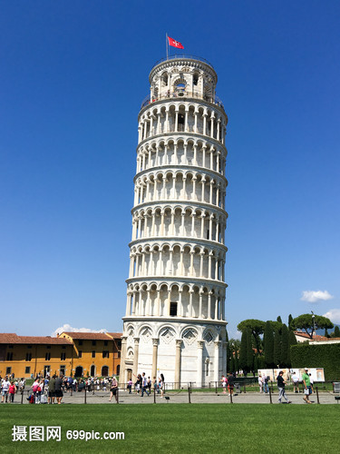 世界建筑奇观意大利比萨斜塔