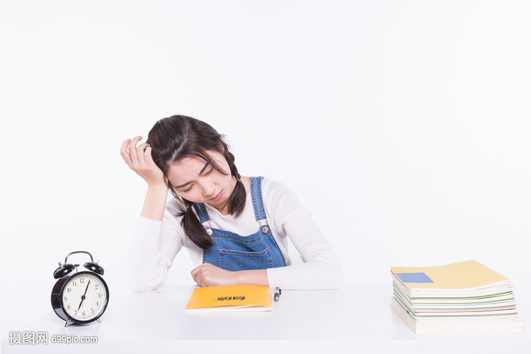 苦恼中的青春大学生