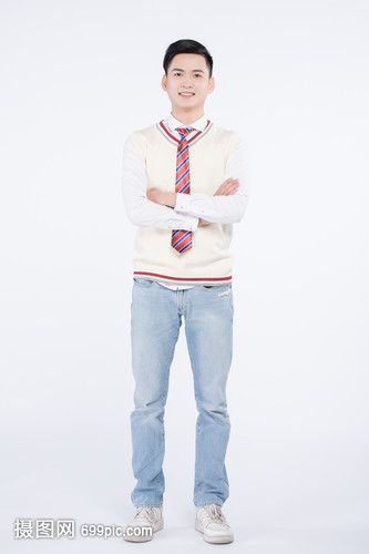 男性大学生形象展示