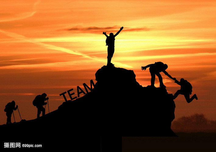 团队励志场景