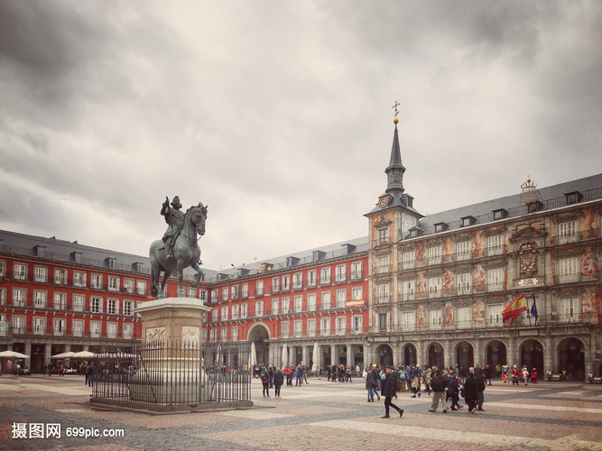 西班牙巴塞罗那城市风光