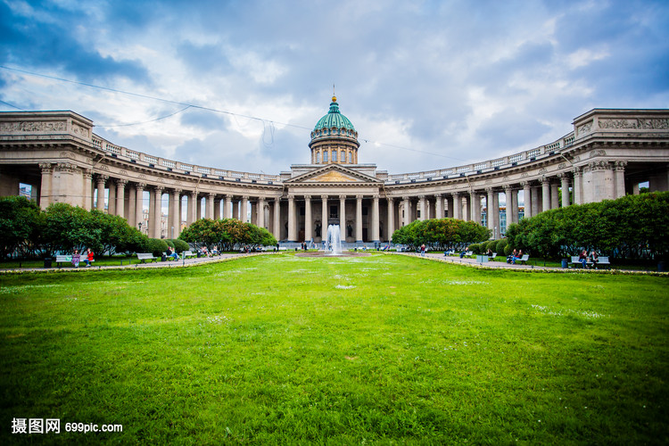 俄罗斯圣彼得堡喀山大教堂