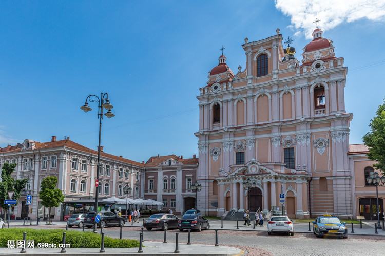 立陶宛首都维尔纽斯城市旅游风光