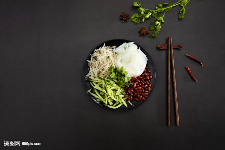 小暑凉皮配菜配料