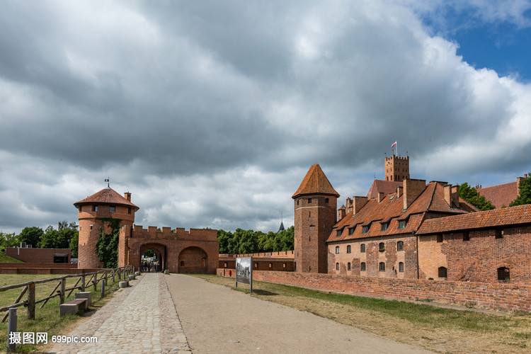 波兰著名旅游景点马尔城堡
