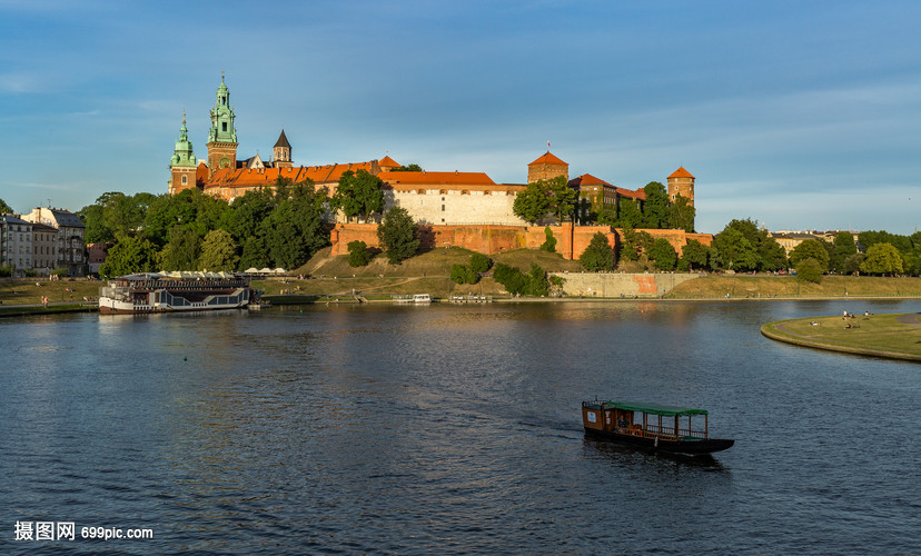 波兰克拉科夫著名旅游景点瓦维尔皇家城堡