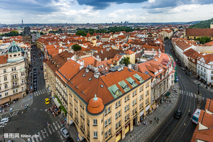 捷克首都布拉格城市风光