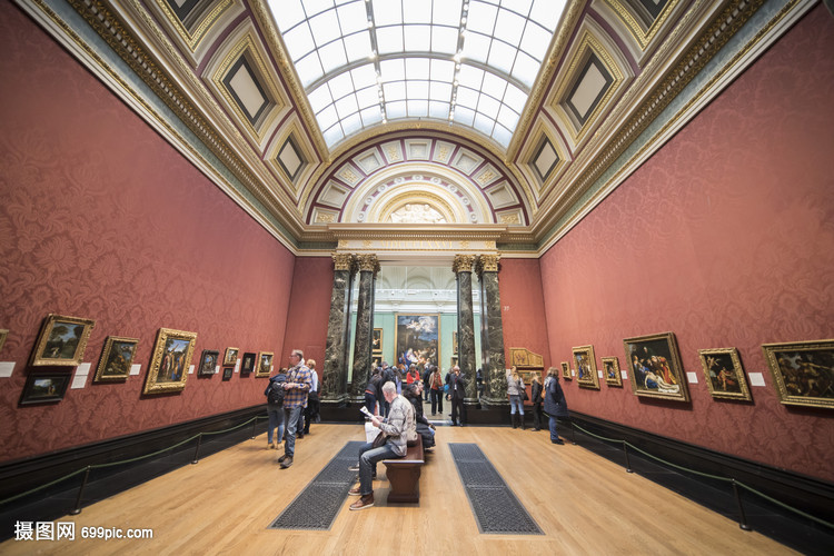 伦敦国家美术馆内部