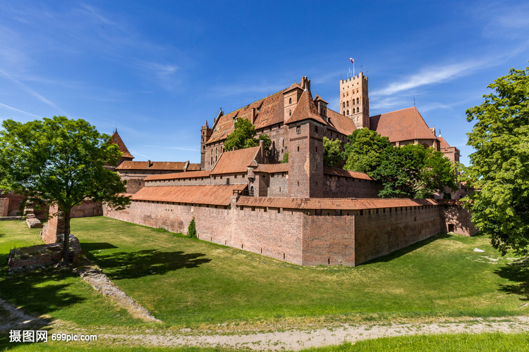 波兰著名旅游景点马尔堡