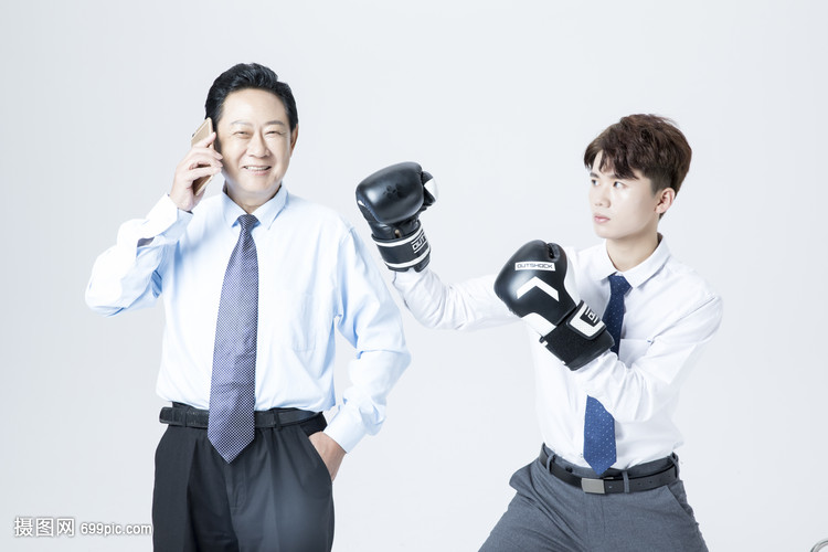 商务竞争对抗拳击