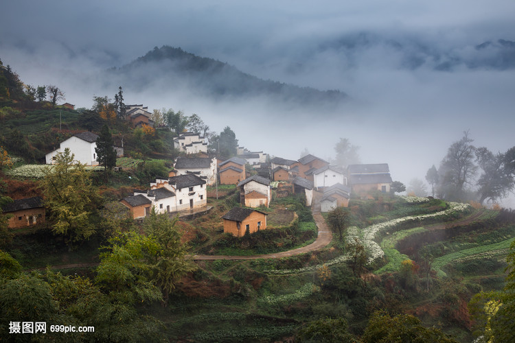 安徽画意古村落