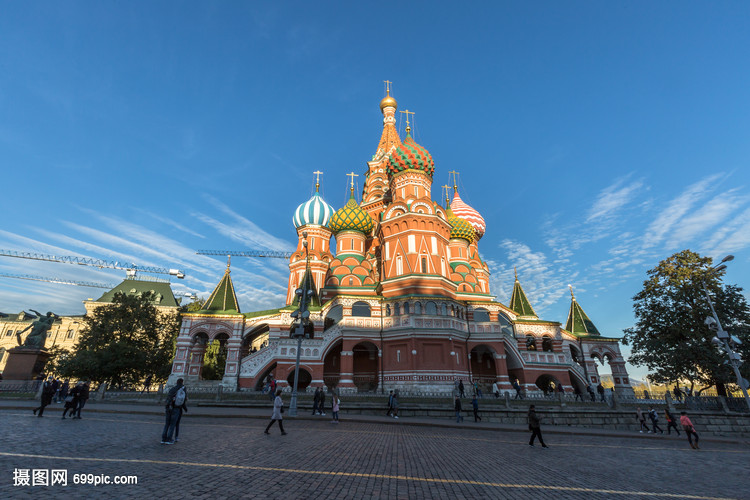 莫斯科著名旅游景点圣瓦西里大教堂