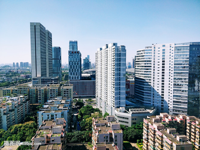 广州琶洲的高楼大厦