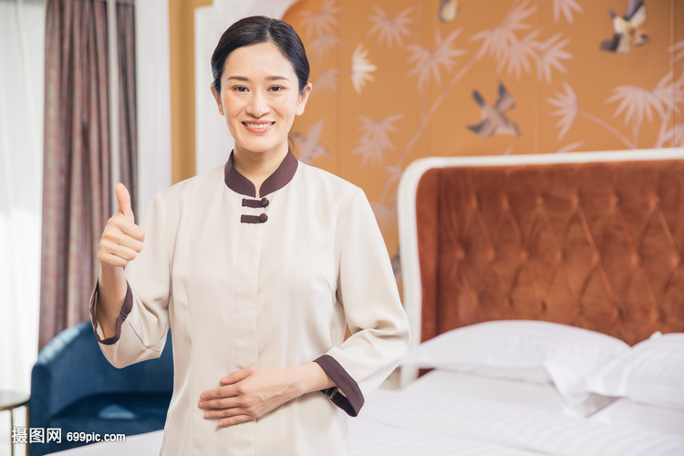 酒店宾馆客房保洁员形象