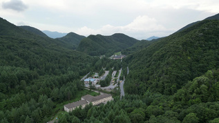 自然风光山川河流航拍视频素材