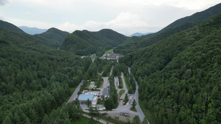 自然风光山川河流航拍视频素材