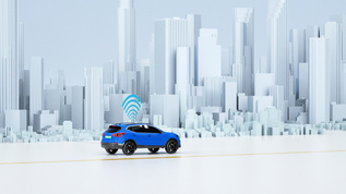 5g智能汽车自动驾驶视频素材